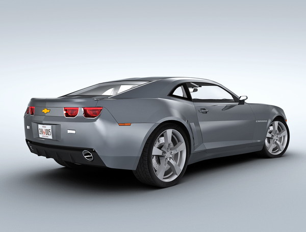 chevrolet camaro 3d model - Chevrolet Camaro (2010) by Swan3DStudios
